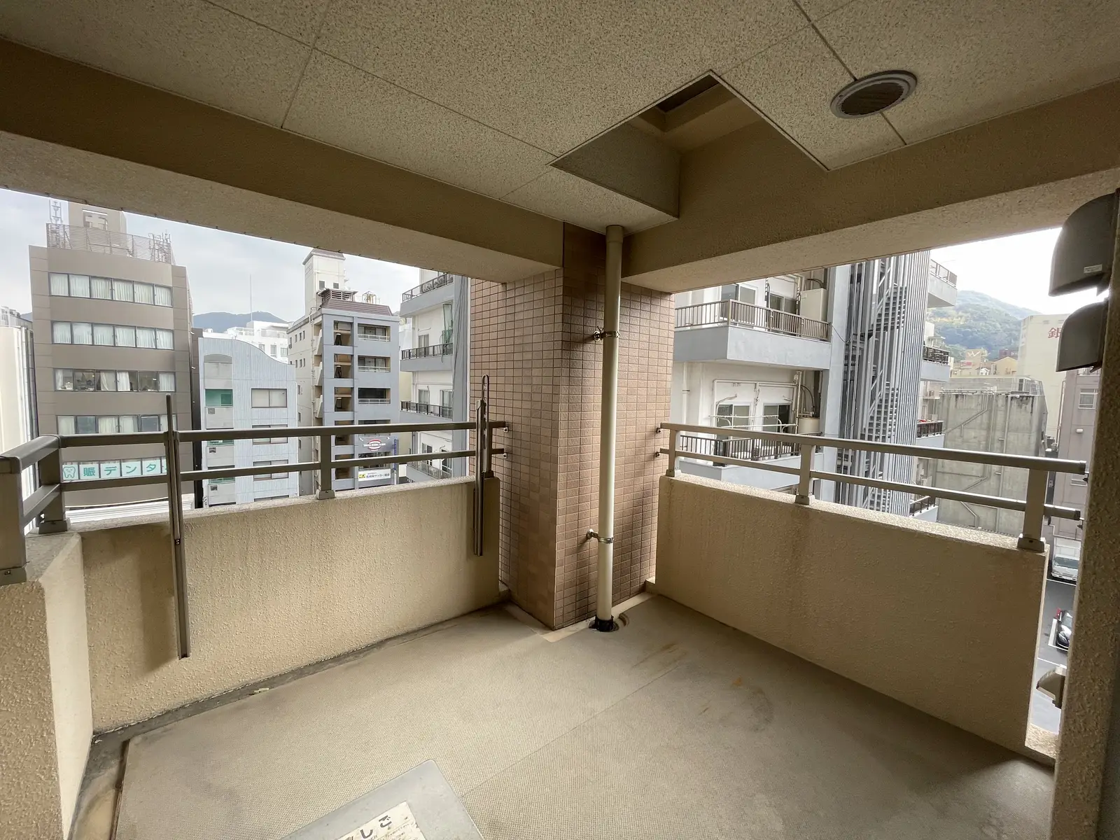 長崎市ビバシティ観光通りの眺望