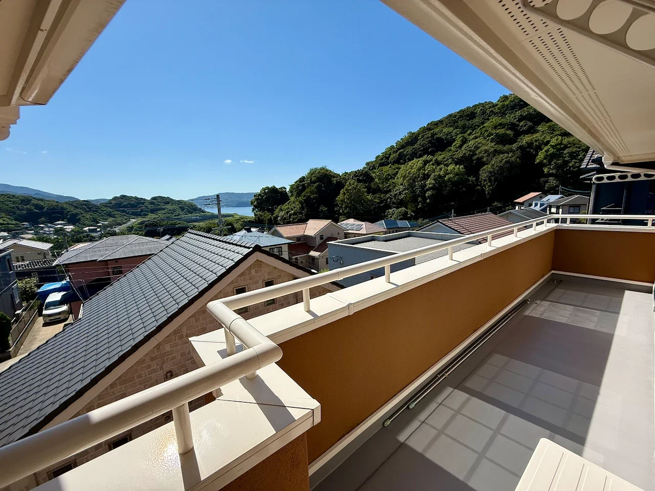 長崎市香焼町の中古戸建てのバルコニーからの眺望