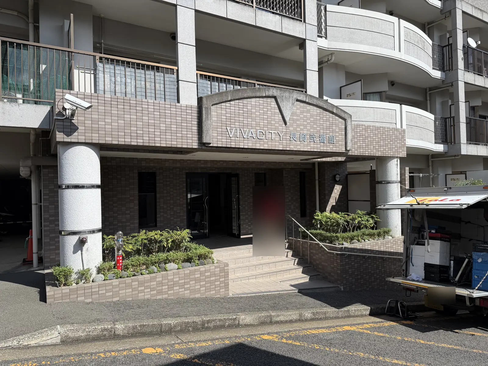 長崎市ビバシティ長崎弐番館のエントランス